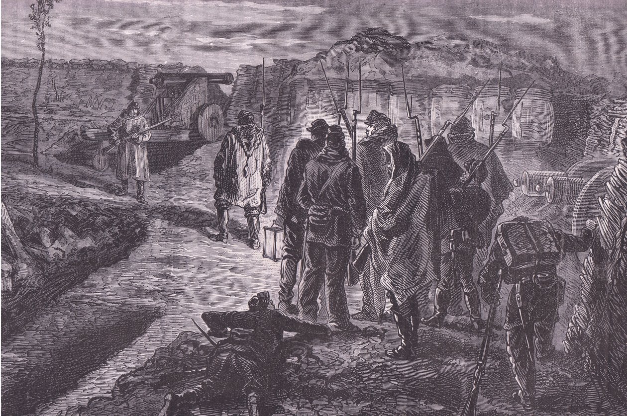 Upon the ramparts, Cassells History of the War between France and Germany published by Cassell and Company Limited, c.1890 by German School