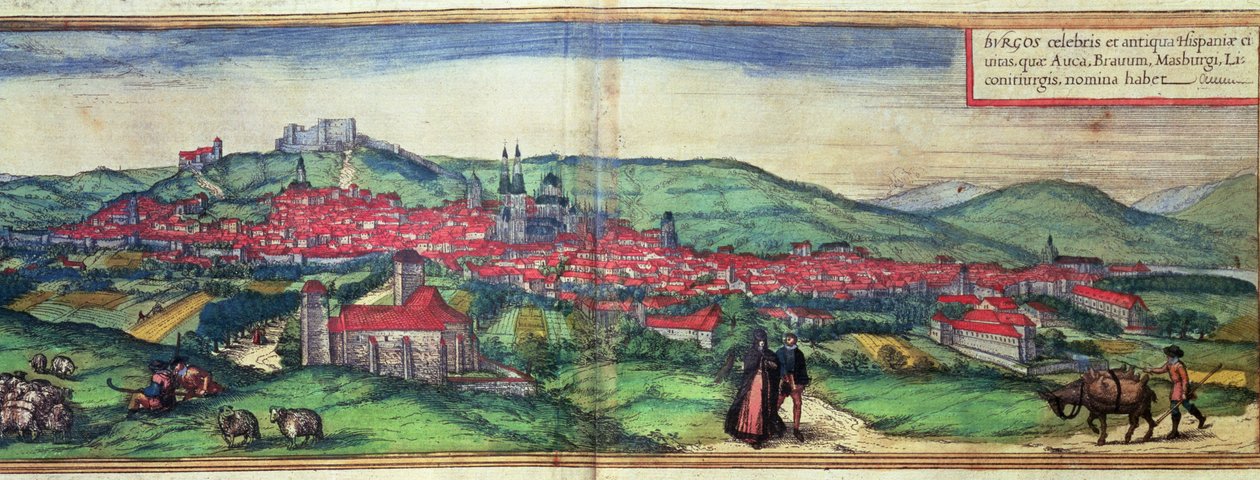 View of the City of Burgos by German School