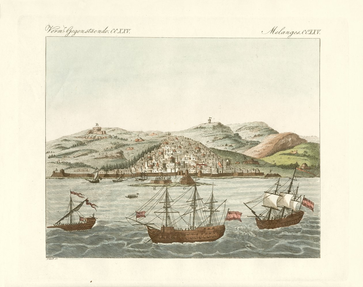 View of the city of El Djazair by German School