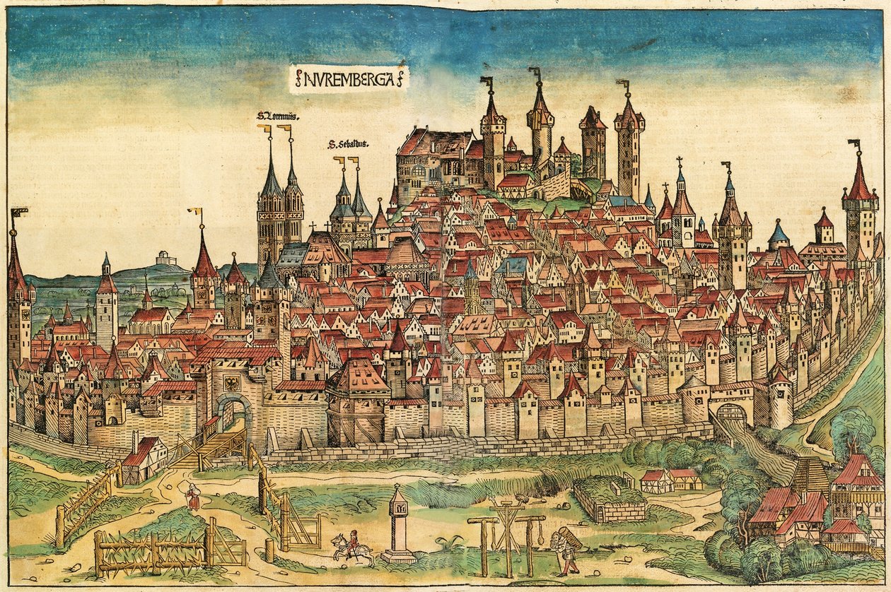 View of the City of Nuremberg by German School