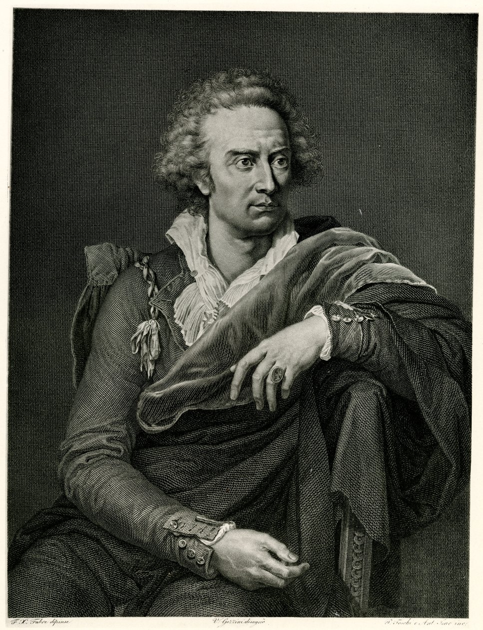 Vittorio Count Alfieri by German School