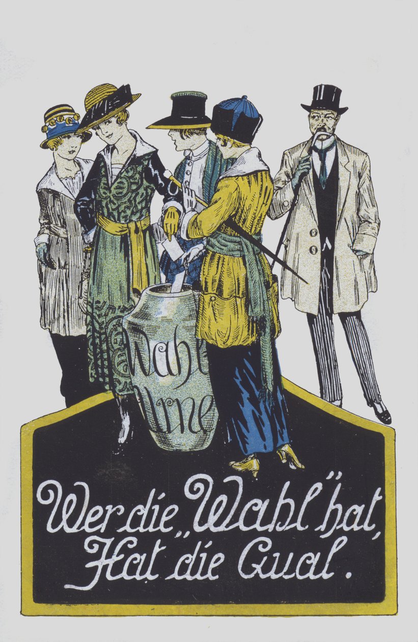 Who Has the Vote Has the Torment by German School
