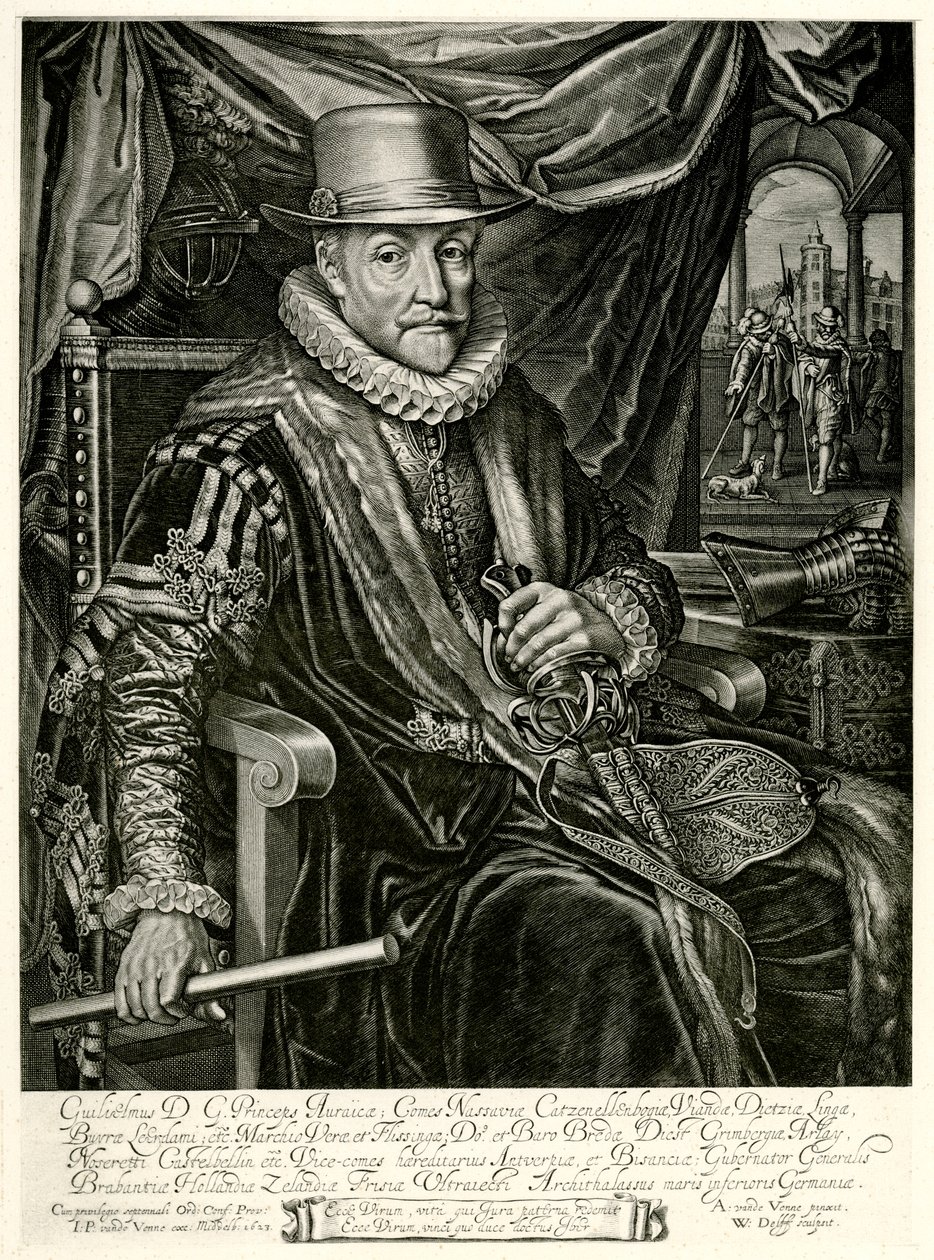 William I of Nassau-Orange by German School