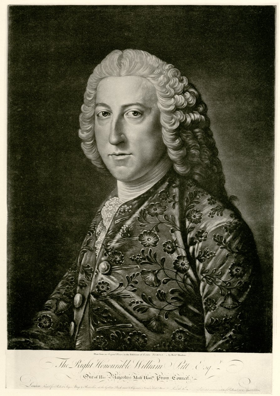 William Pitt the Elder by German School