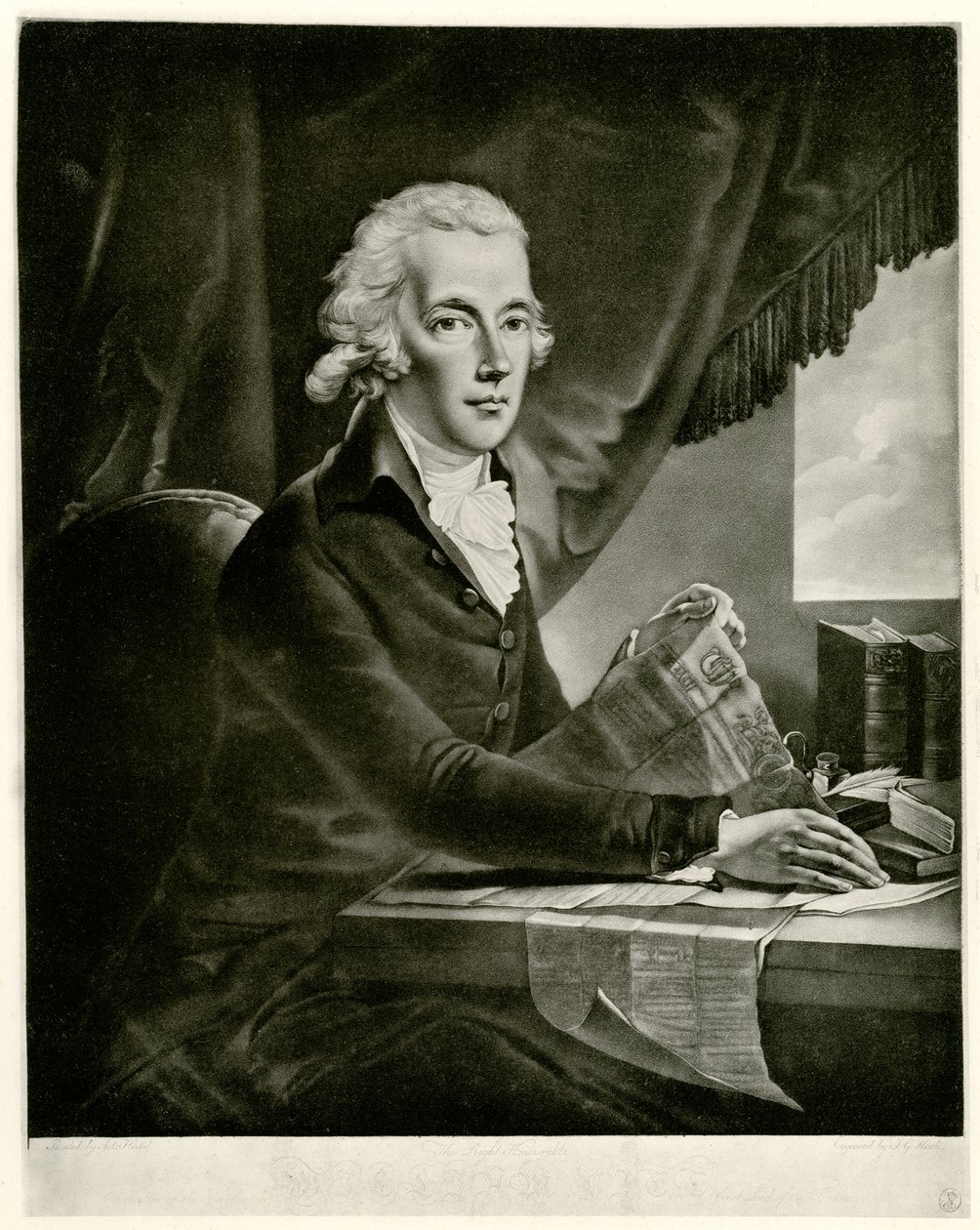William Pitt the Younger by German School