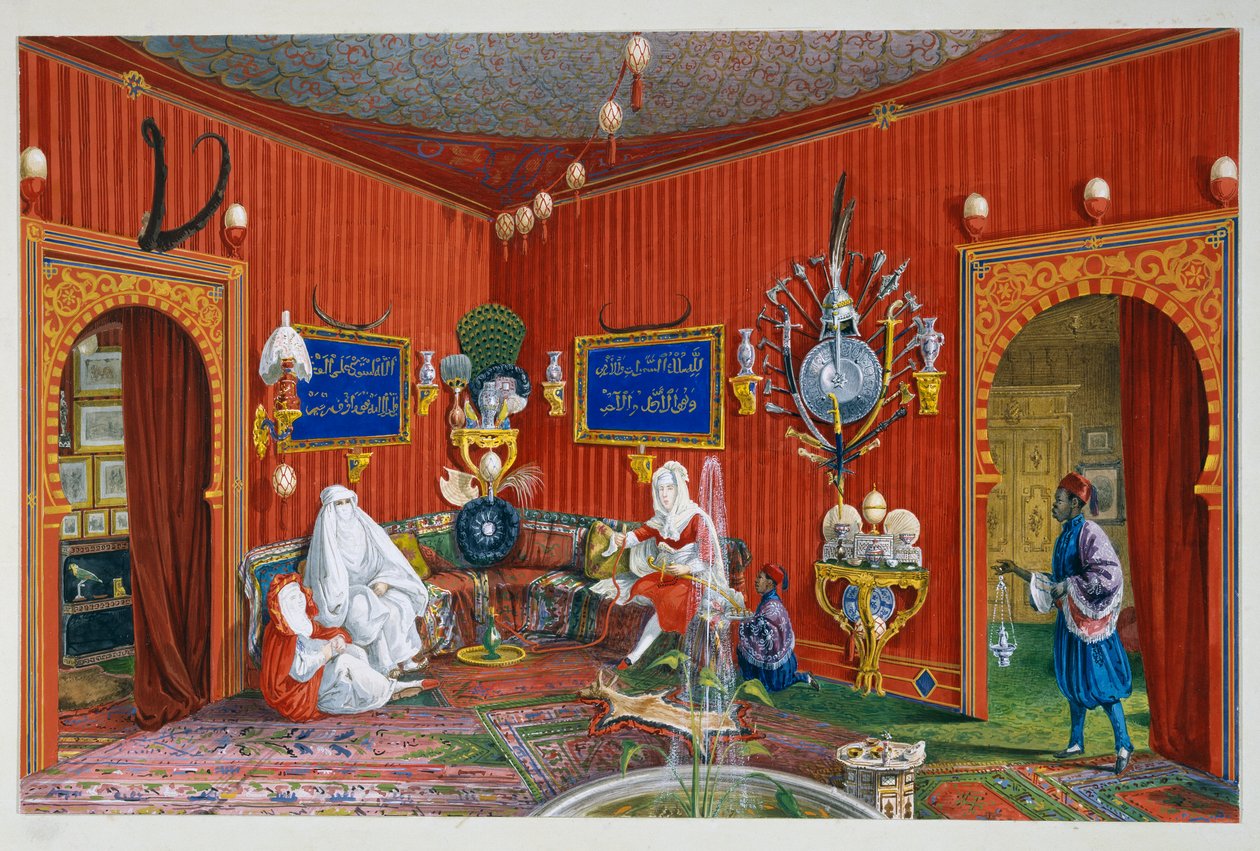 Oriental room in Villa Lazarovich by Germano Prosdocimi