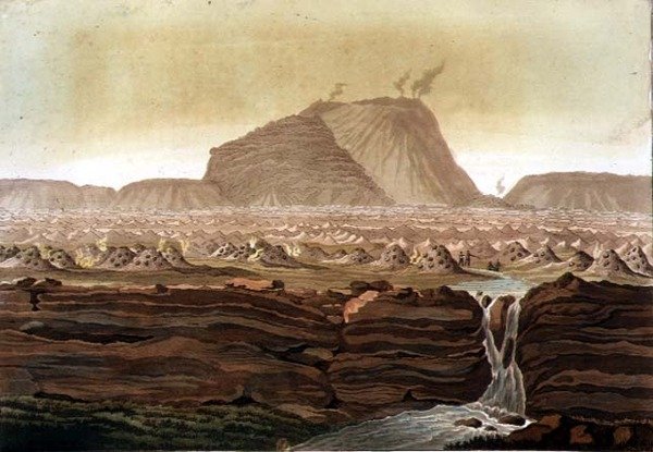 Jorullo Volcano, Mexico by Gerolamo Fumagalli