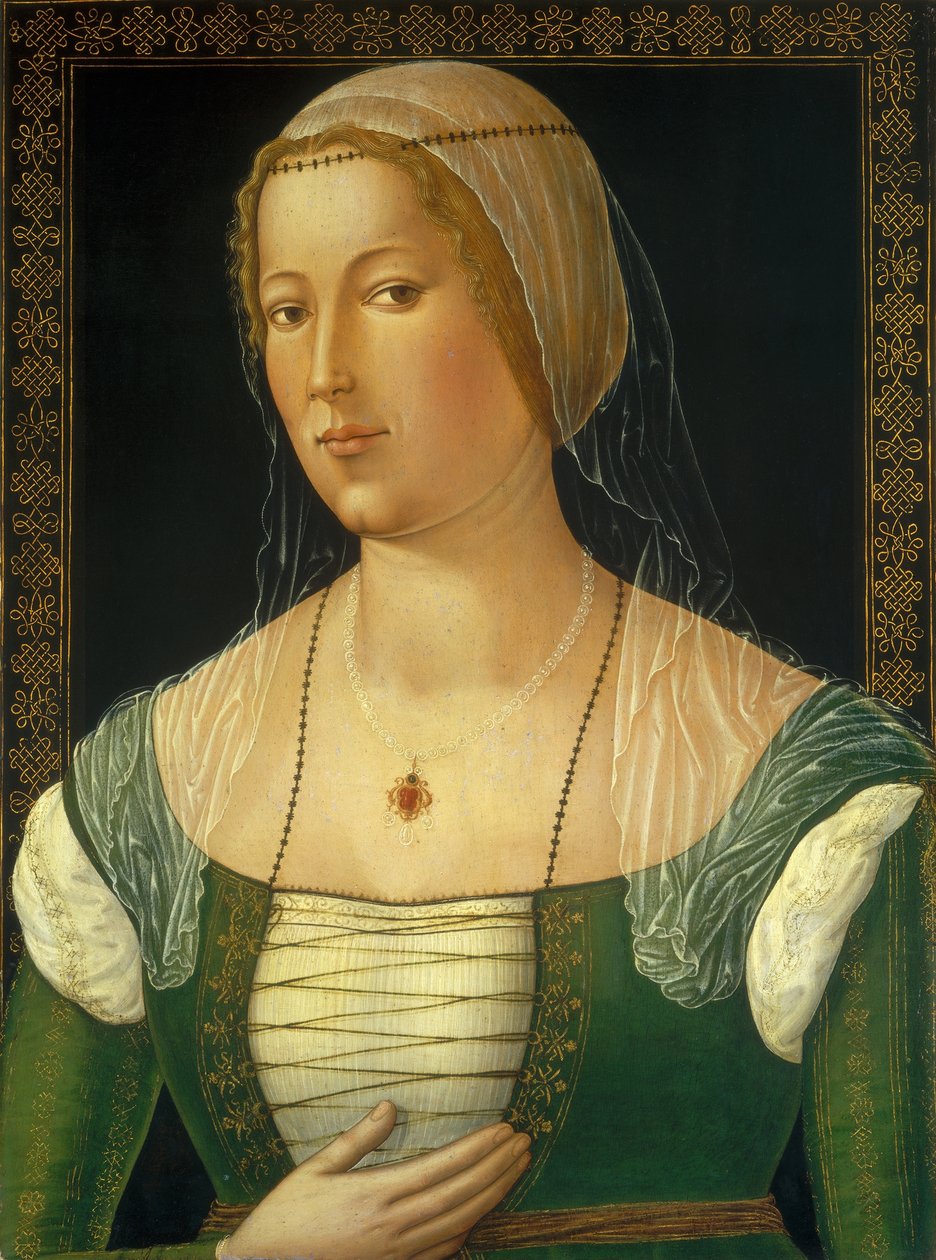 Portrait of a Young Woman by Gerolamo di Benvenuto