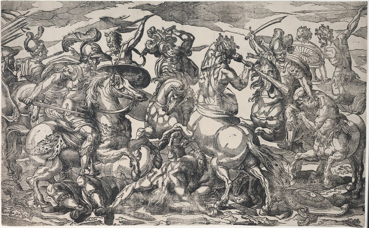 Battle of the Lapiths and Centaurs by Geronima Cagnaccia Parasole