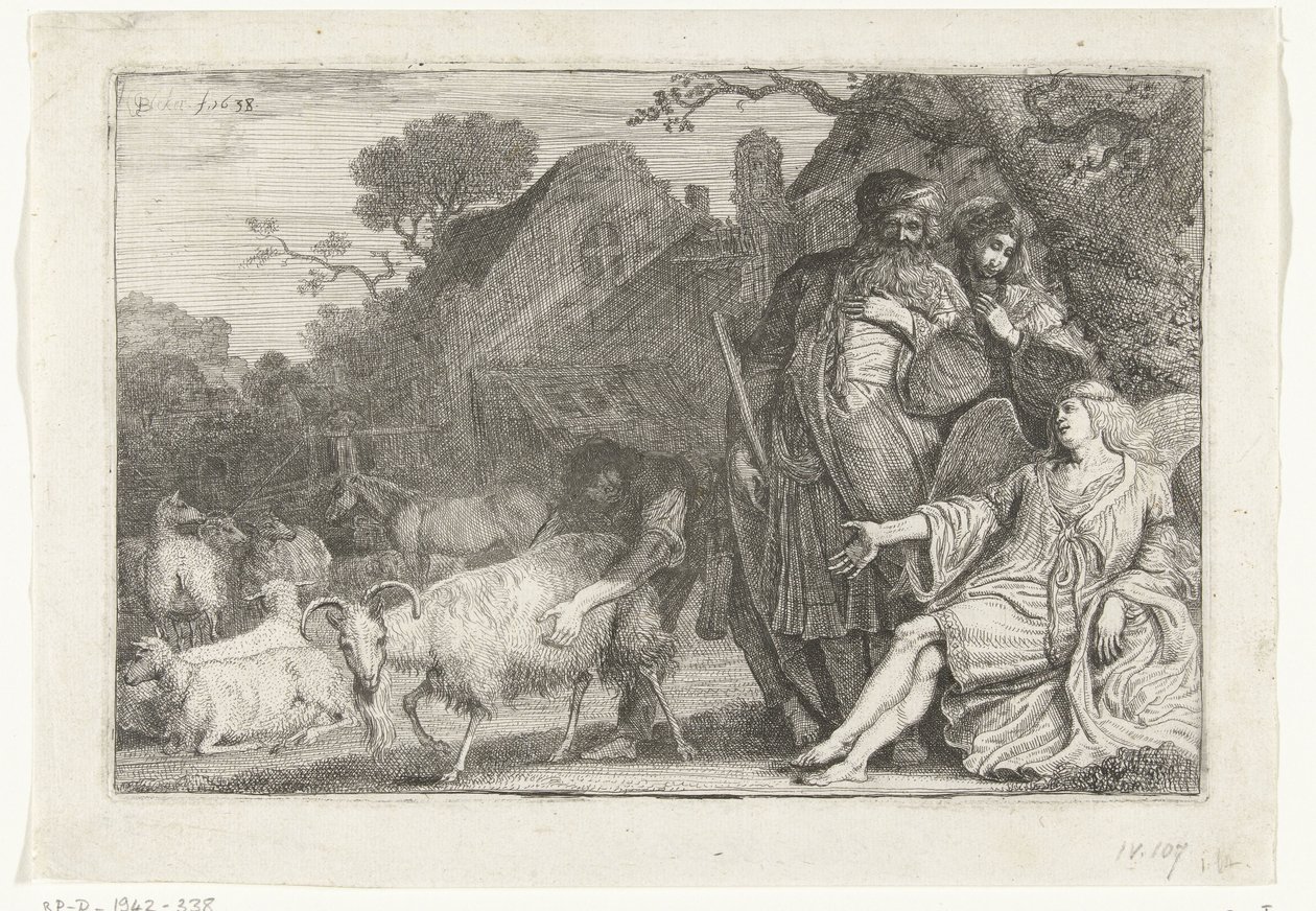 The Angel Promises Abraham a Son by Gerrit Bleker