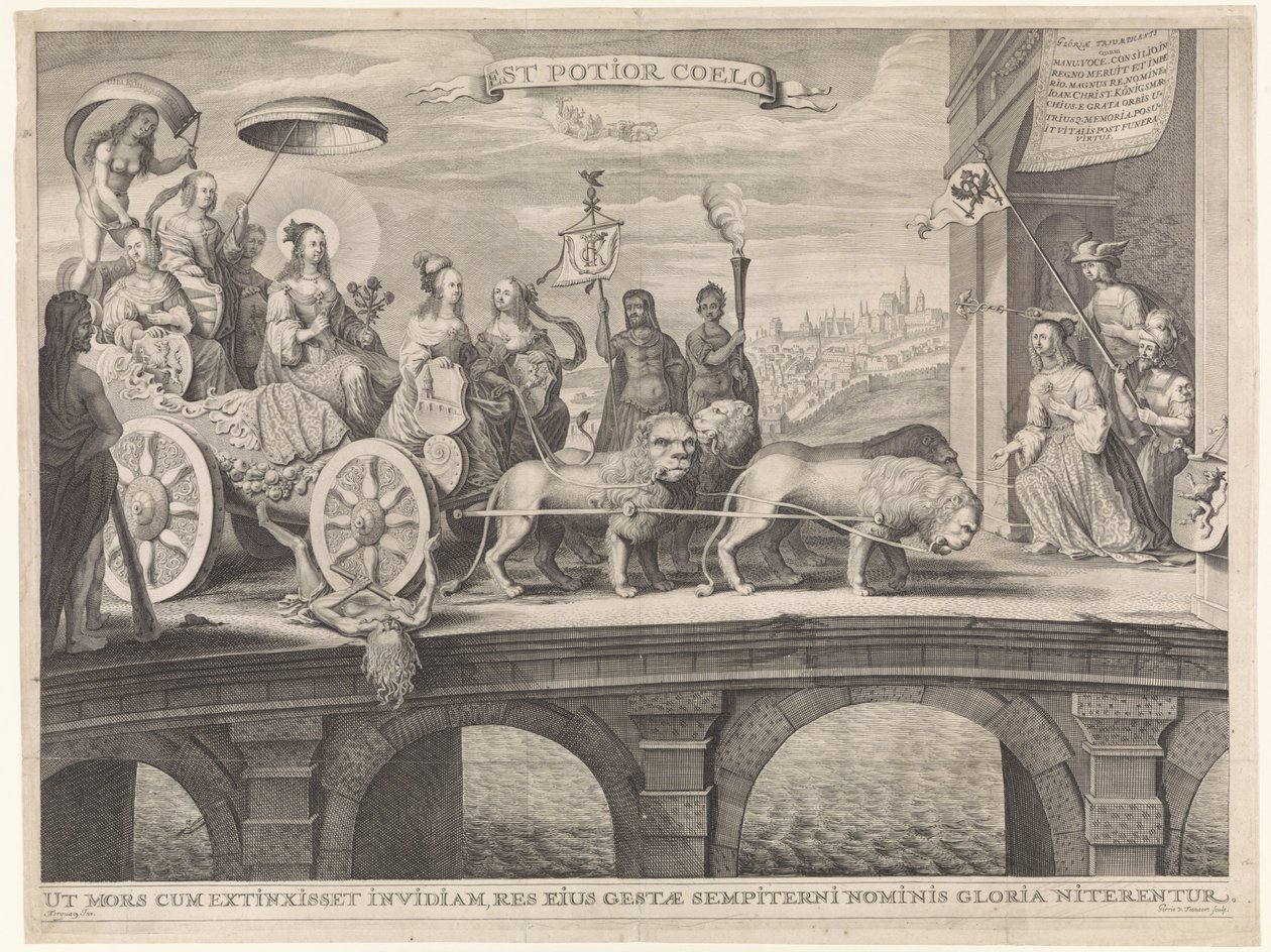 Allegory of the Welcoming of Königsmarck by Gerrit Gerritsz van Fenaem