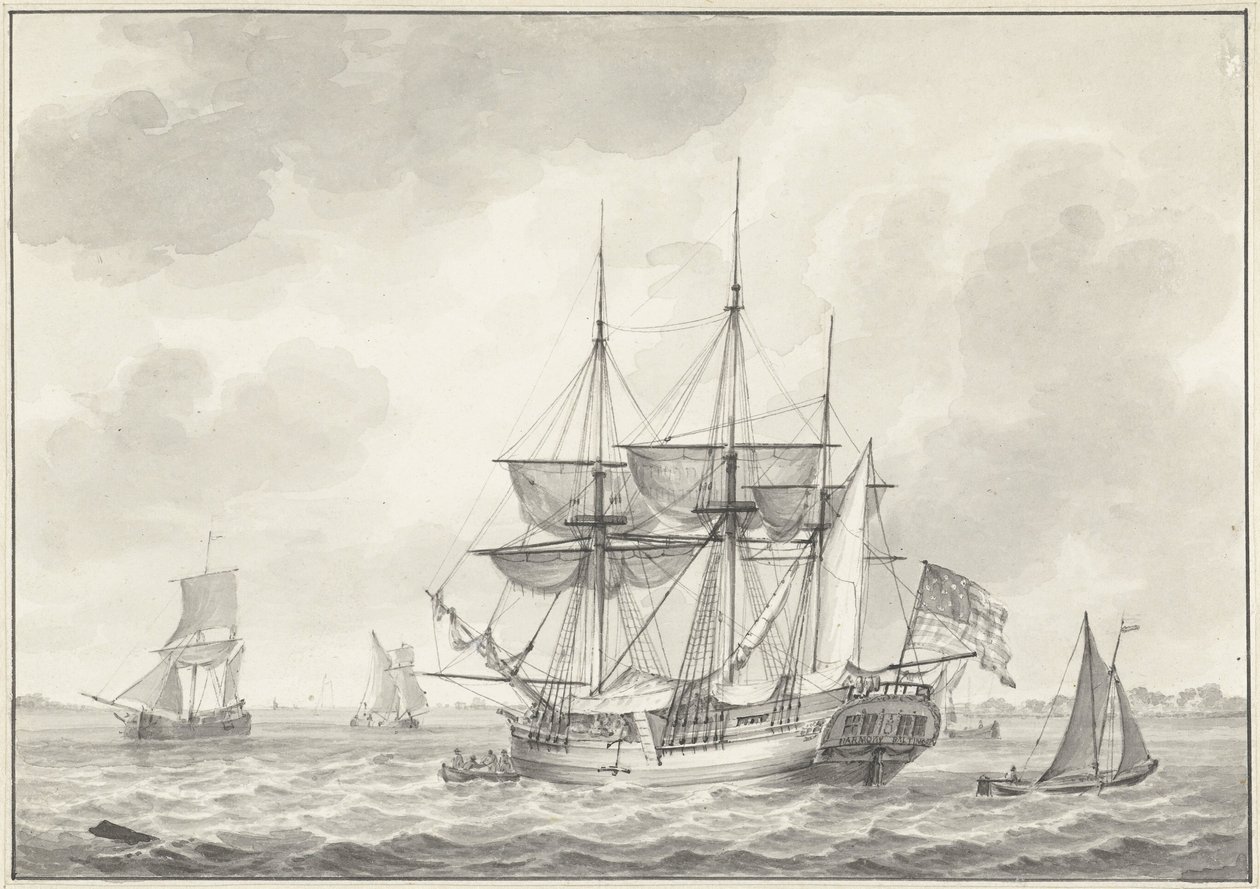The American Ship Harmony Baltimore by Gerrit Groenewegen