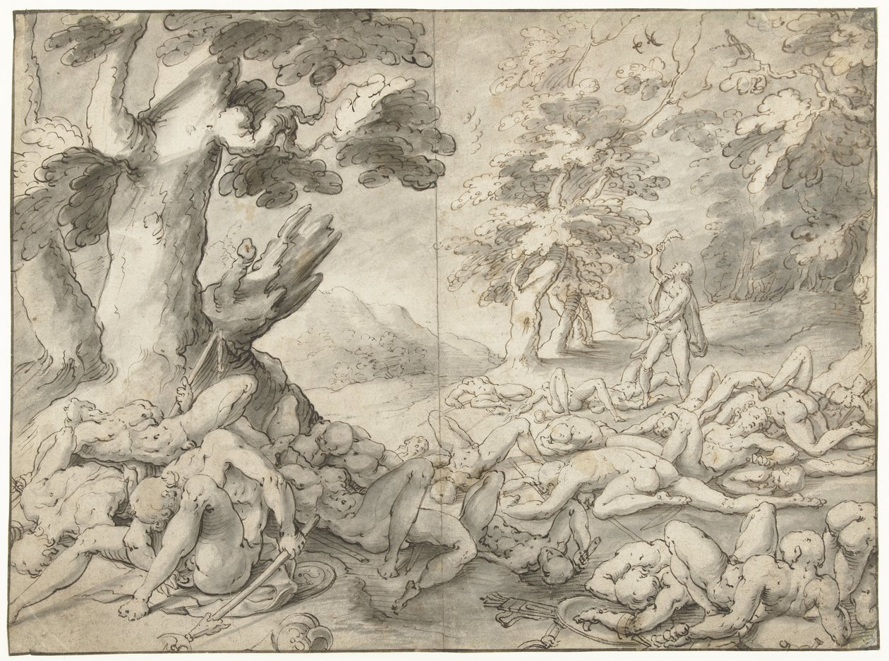 Samson After Defeating the Philistines by Gerrit Pietersz. Sweelink