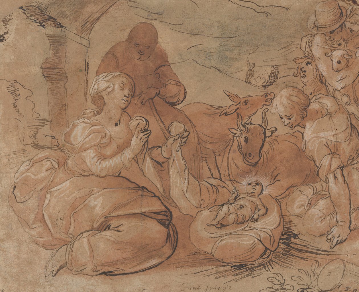 The Adoration of the Shepherds, 1599 by Gerrit Pietersz Sweelink