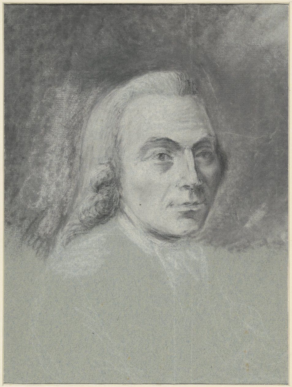 Self-Portrait of Gerrit Zegelaar, with Wig by Gerrit Zegelaar