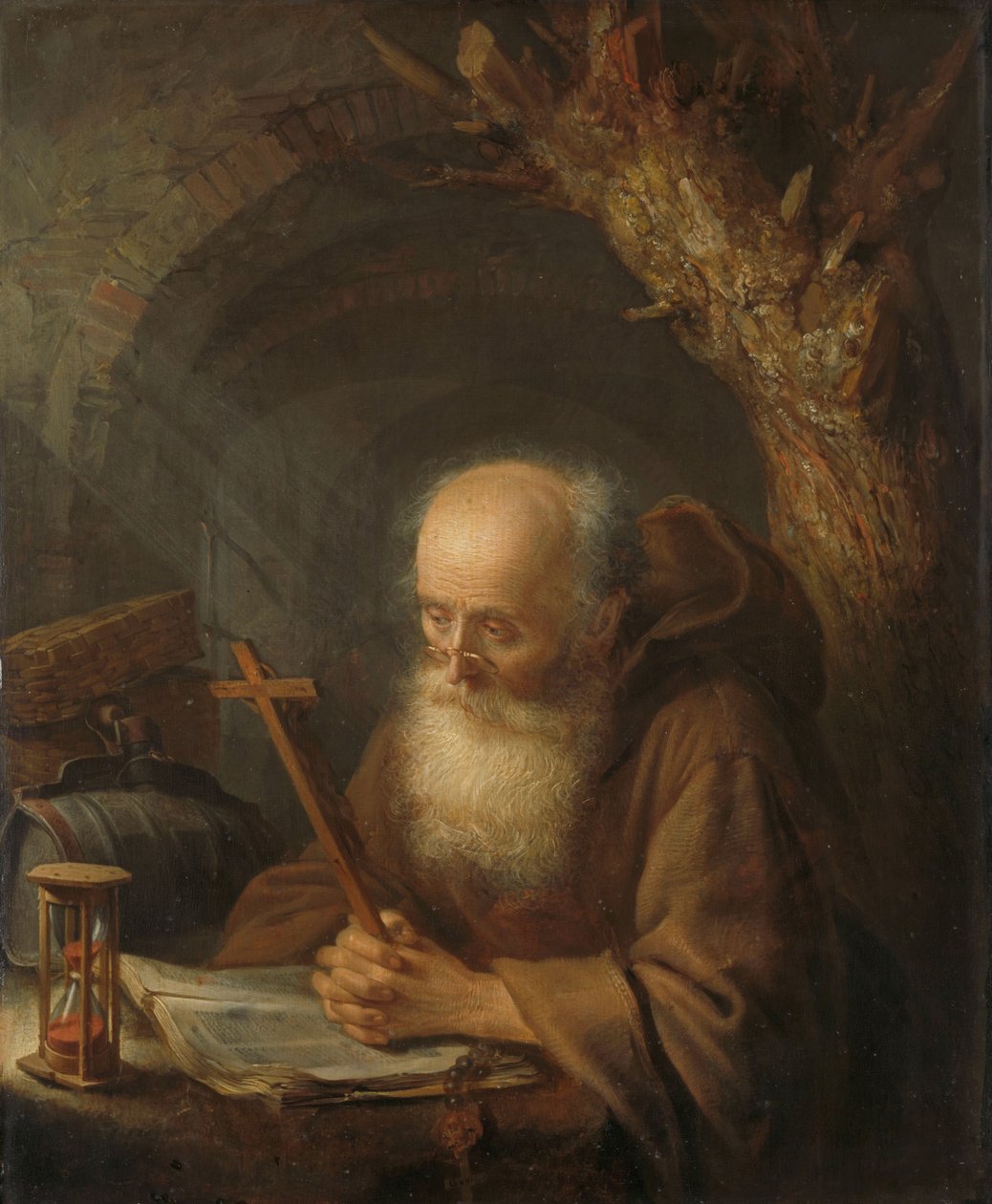 A Hermit by Gerrit or Gerard Dou