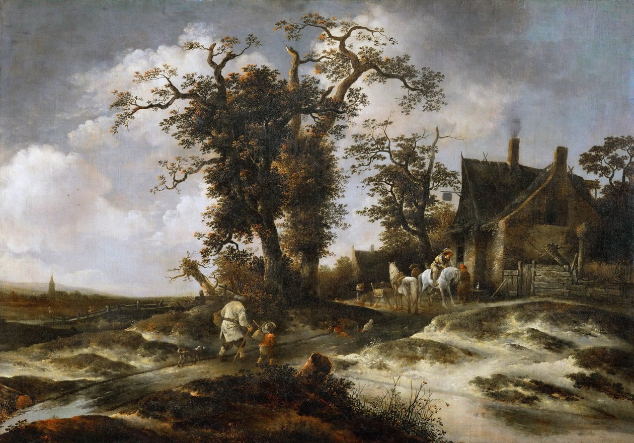 The Inn at the Edge of the Dunes by Gerrit van Hees