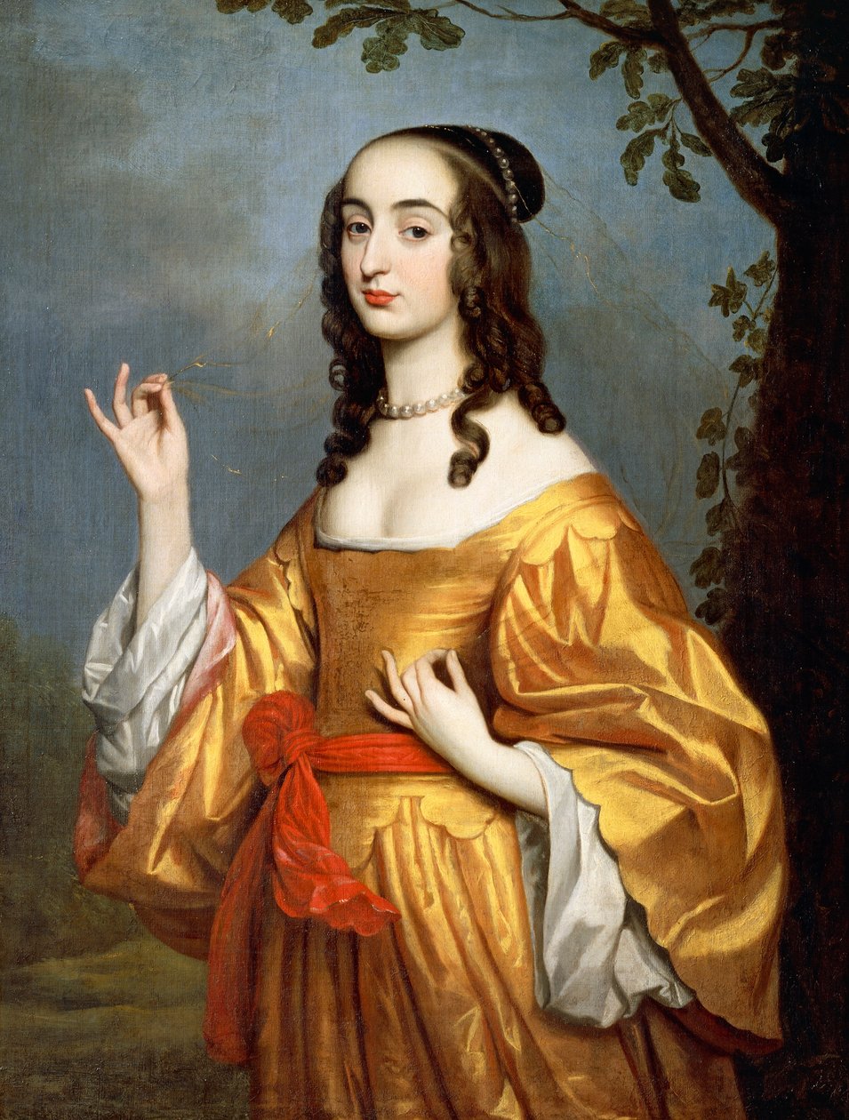 Portrait of Countess Louise Henriette of Nassau by Gerrit van Honthorst