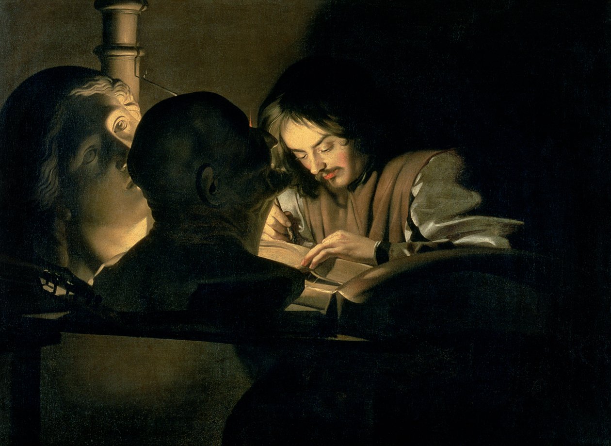 The Artist at Work by Gerrit van Honthorst