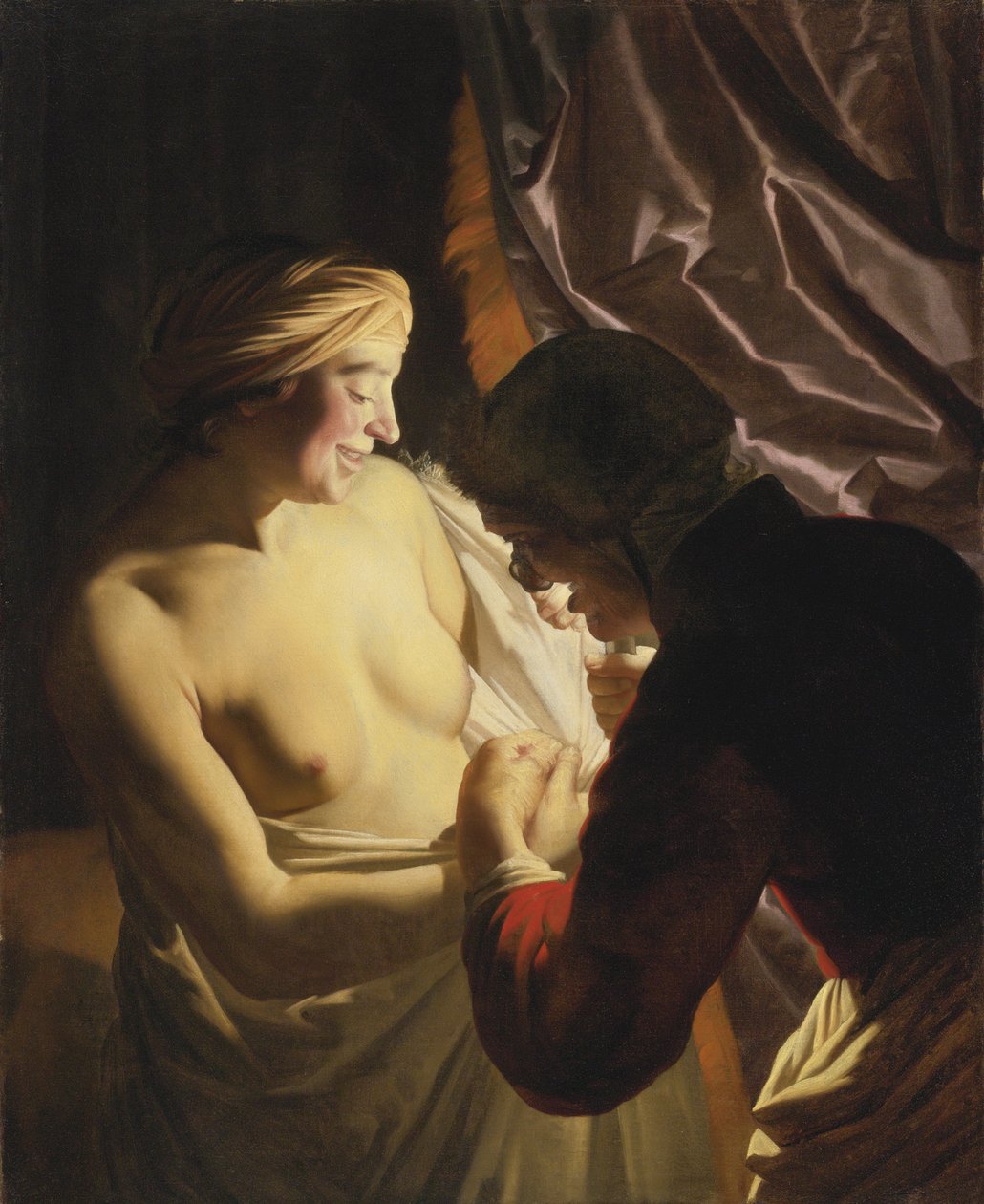 The Flea Hunt, c. 1620 by Gerrit van Honthorst