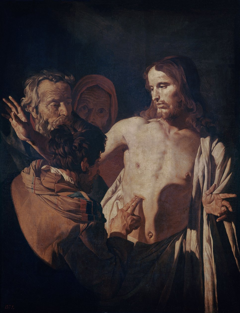 The Incredulity of Saint Thomas by Gerrit van Honthorst