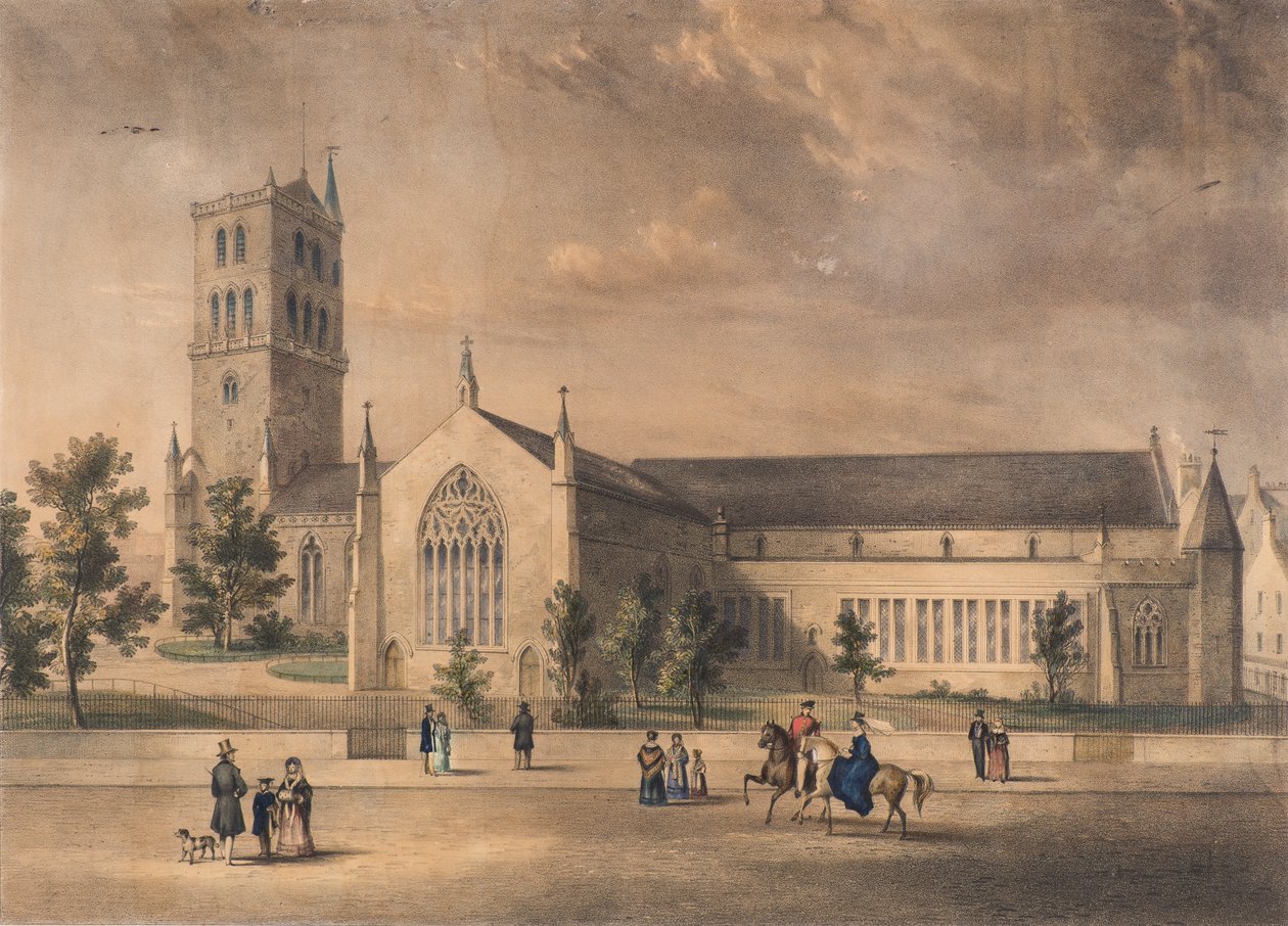 Ancient Tower and Churches Dundee by Gershom Gourlay Cumming