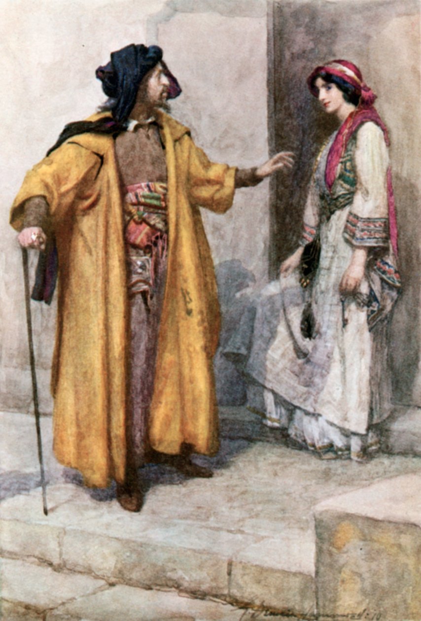 Shylock gave her his Keys and Bid her Guard the House by Gertrude E. Demain (after) Hammond