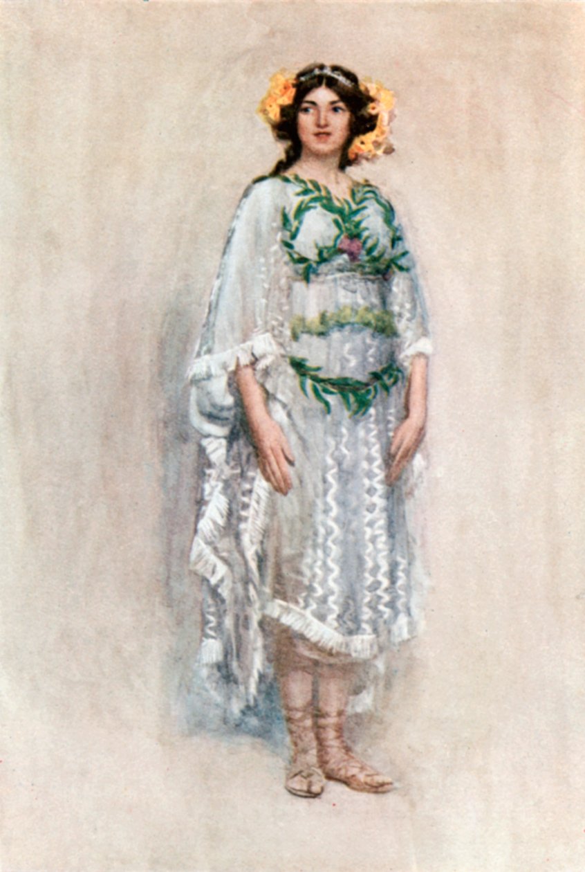 The Prettiest Low-Born Lass that ever Ran on the Greensward by Gertrude E. Demain (after) Hammond