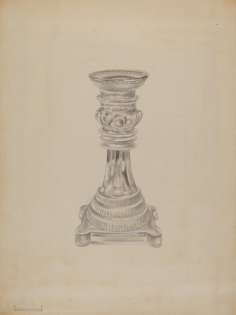 Candlestick, 1935-1942 by Gertrude Lemberg