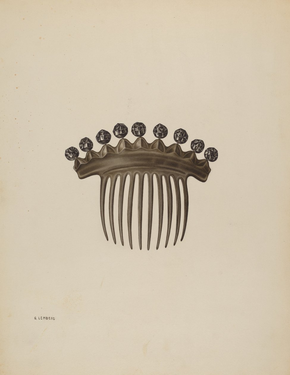 Comb, c. 1939 by Gertrude Lemberg