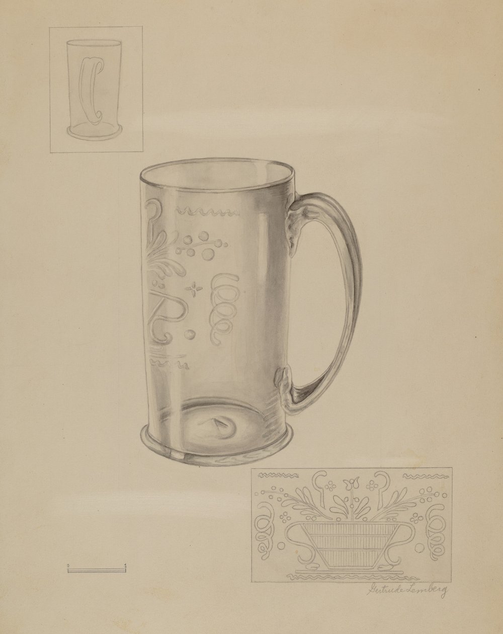 Mug, c. 1936 by Gertrude Lemberg
