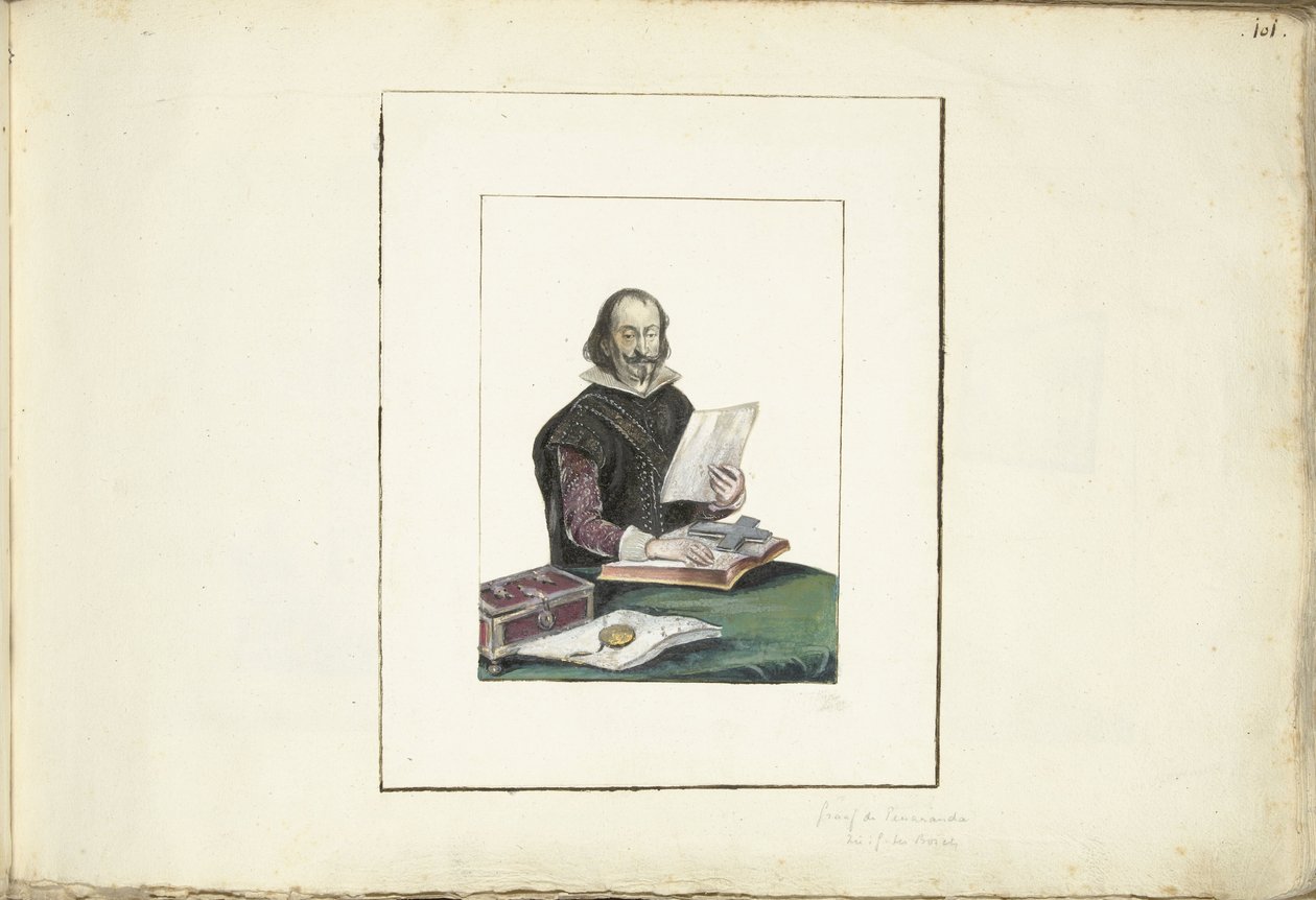 Portrait of the Count of Peñeranda by Gesina ter Borch (possibly)