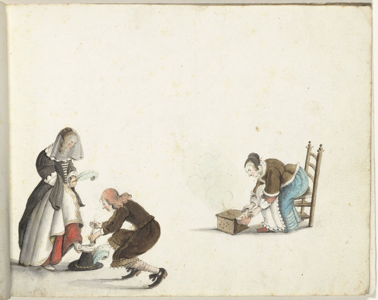 Gentleman Tying a Lady