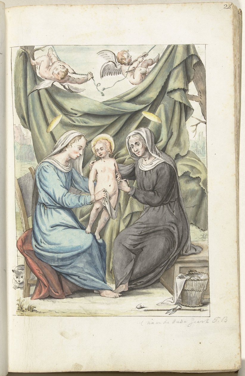 Madonna with Child and Saint Anne by Gesina ter Borch