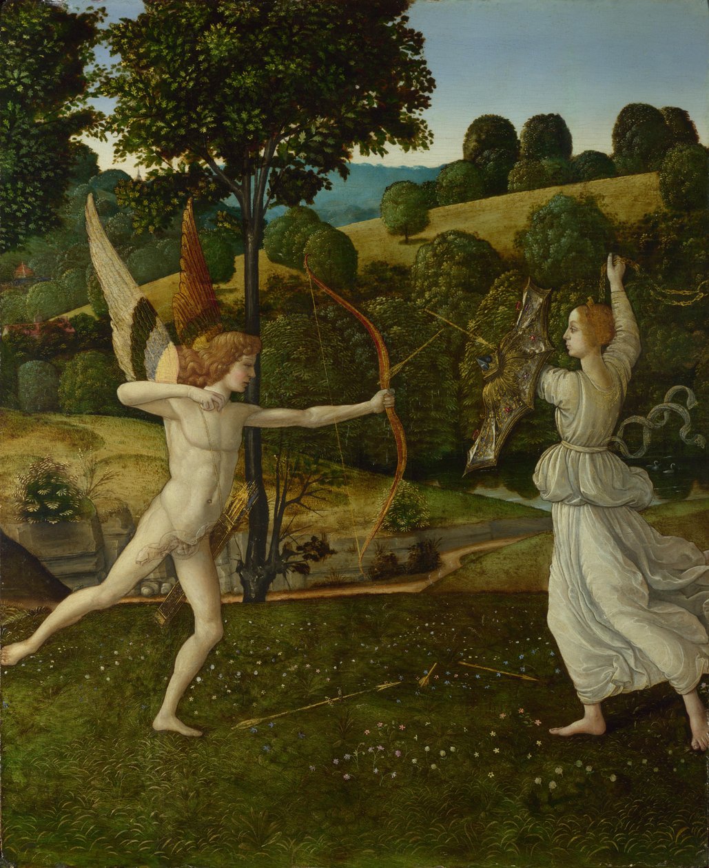 Struggle Between Love and Chastity by Gherardo di Giovanni del Fora