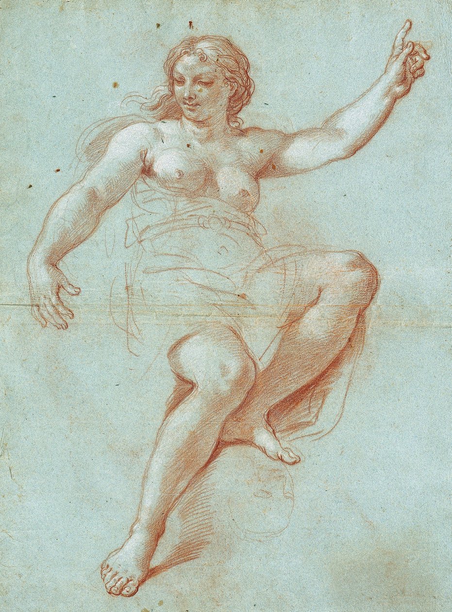 Study for the Figure of Aurora by Giacinto Calandrucci