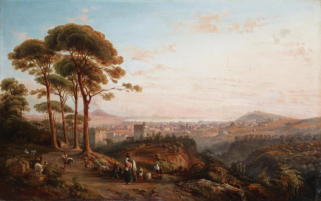 View of Naples from La Conocchia by Giacinto Gigante
