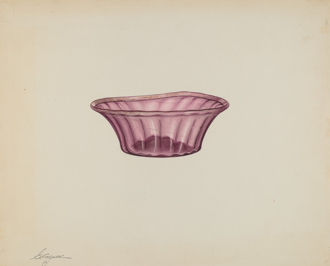 Bowl by Giacinto Capelli