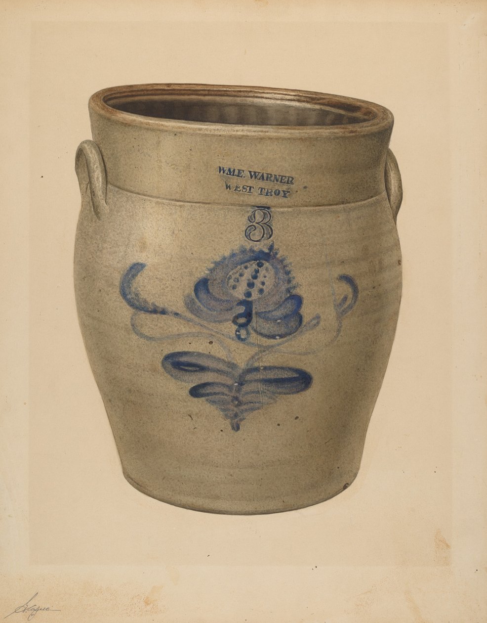 Crock, c. 1940 by Giacinto Capelli