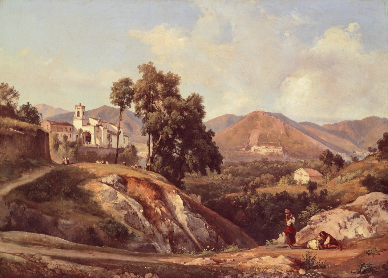 Campania Region Landscape by Giacinto Gigante