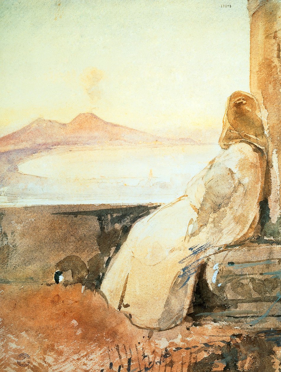 Monk at San Martino by Giacinto Gigante