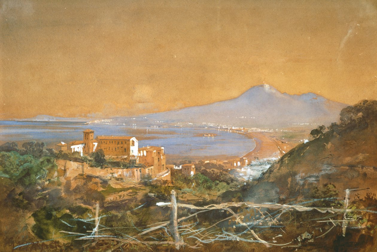 The Gulf of Naples by Giacinto Gigante