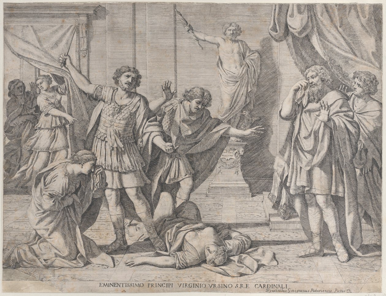The Death of Virginia by Giacinto Gimignani