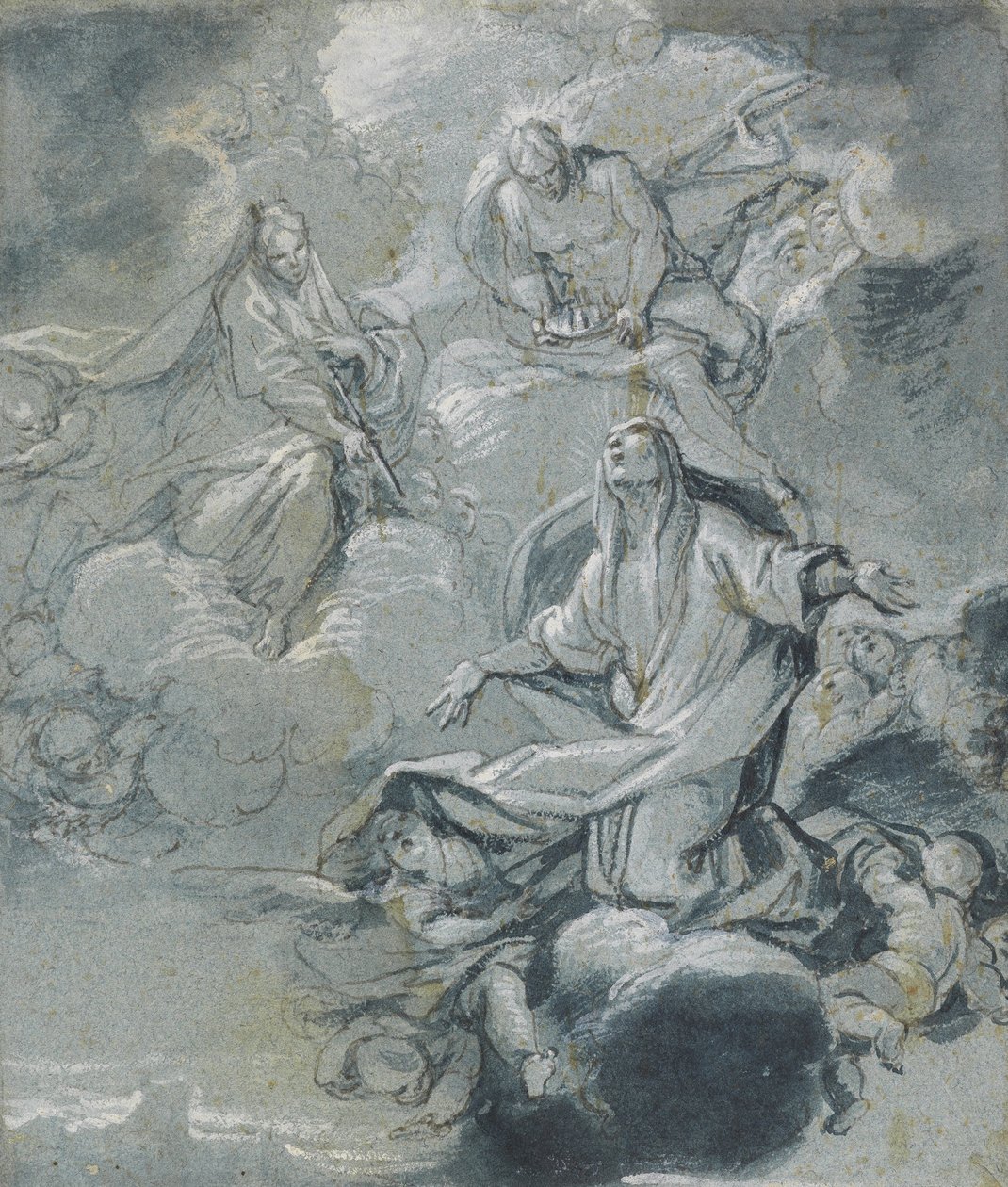 Apotheosis of a Female Saint by Giacomo Farelli