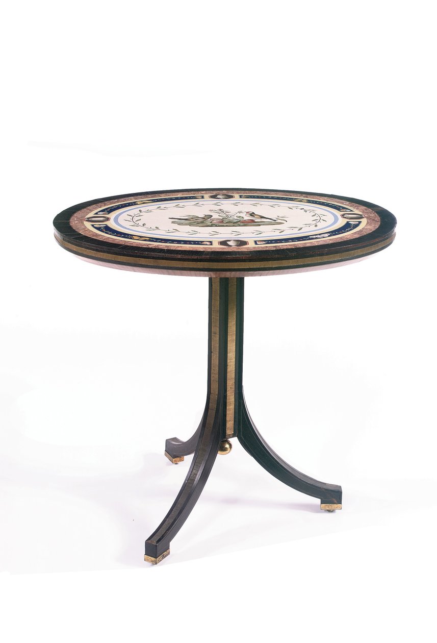 Micromosaic Tabletop, Rome, Late 18th Century by Giacomo (attr. to) Raffaelli