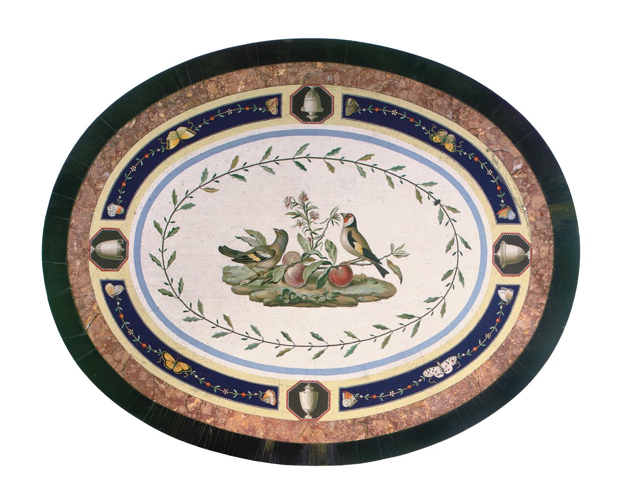 Micromosaic Tabletop, Rome, Late 18th Century by Giacomo (attr. to) Raffaelli