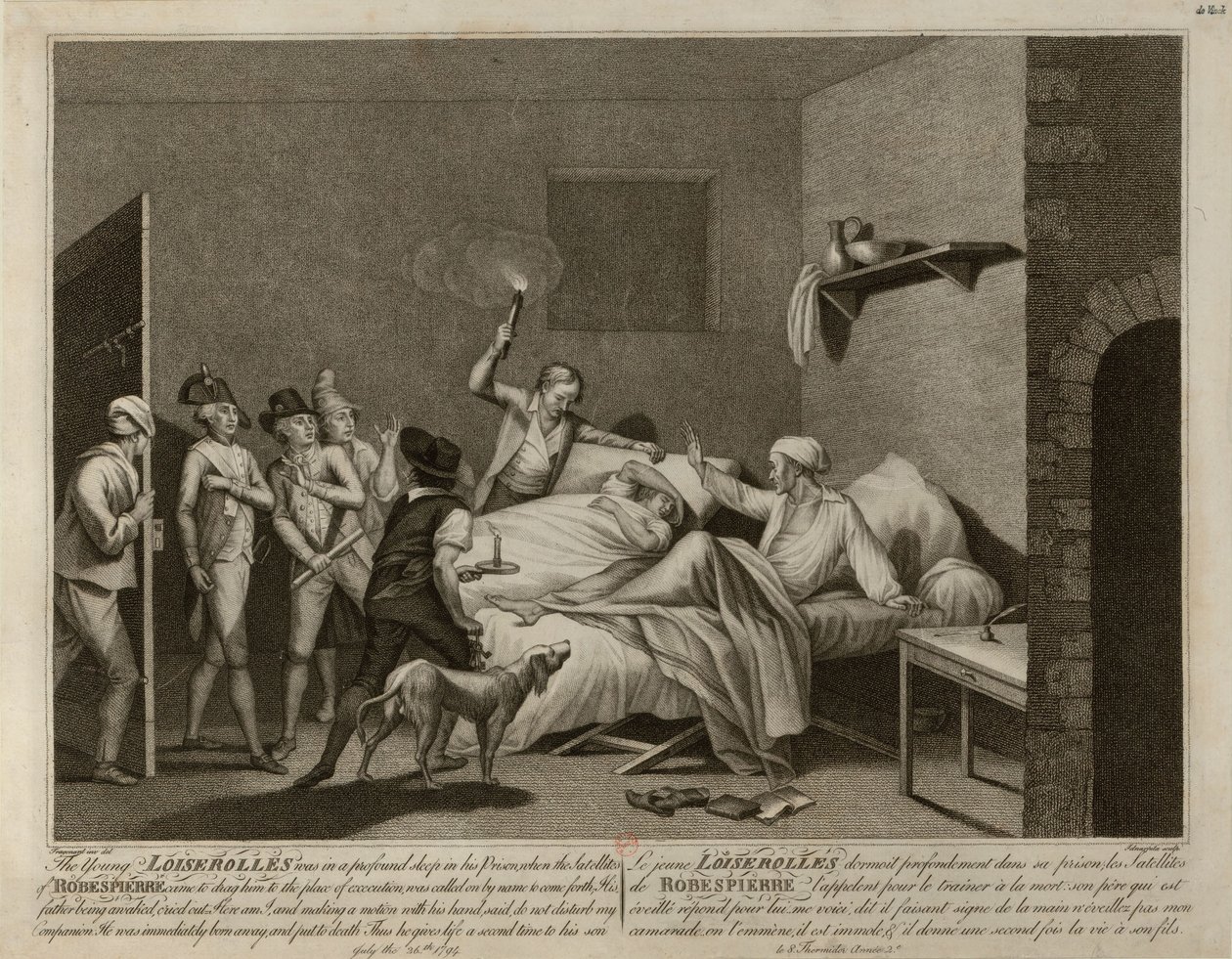 The Young Loiserolles is taken from his cell to be brought to the execution by Giacomo Aliprandi