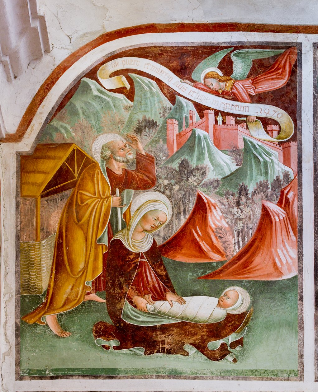 Marriage at Cana (detail) by Giacomo Borlone de Buschis