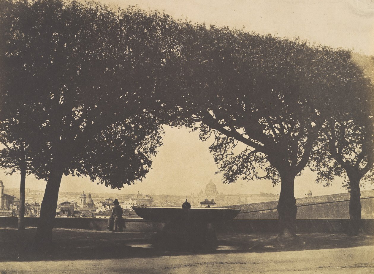 View from the French Academy at the Villa Medici by Giacomo Caneva