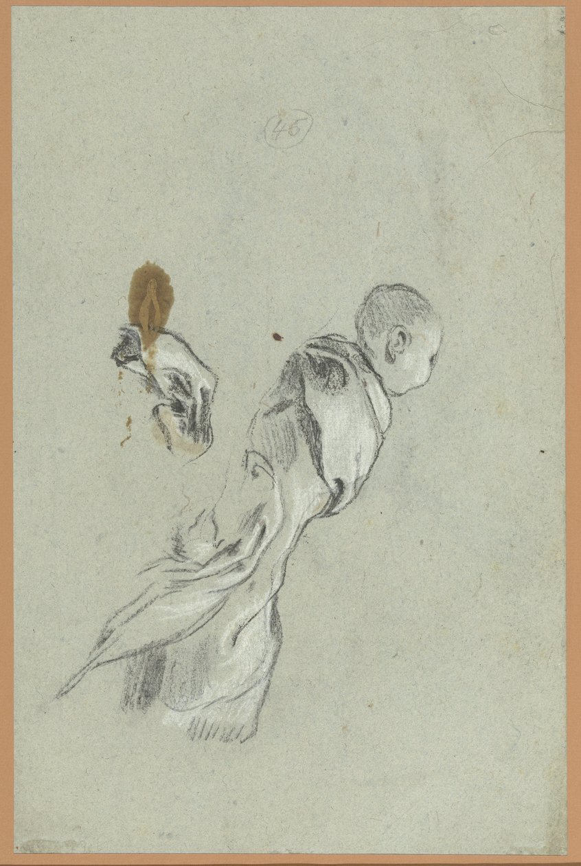 Study of a Child Wrapped in a Blanket by Giacomo Cavedone